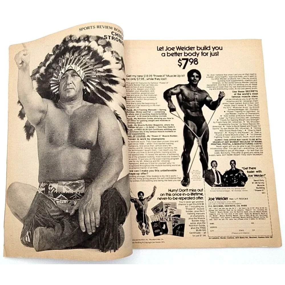 SPORTS REVIEW WRESTLING APRIL 1978 DUSTY‎ RHODES WOMEN APARTMENT WRESTLING